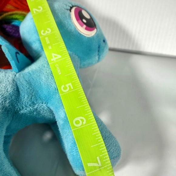 ✓My Little Pony Sparkle Rainbow Dash Plush fairycore Lovey stuffed animal 9in - Picture 14 of 17